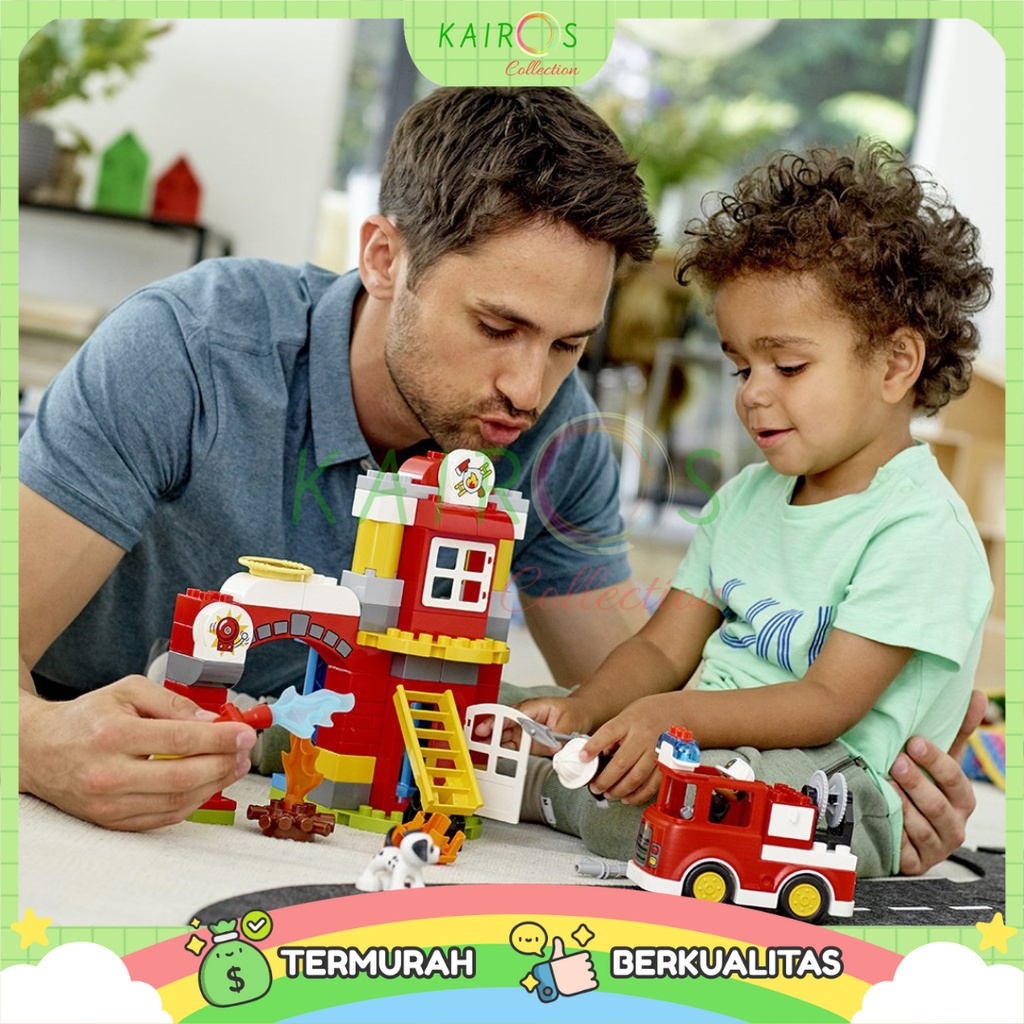 LEGO DUPLO Town Fire Station Building Bricks Set 10903