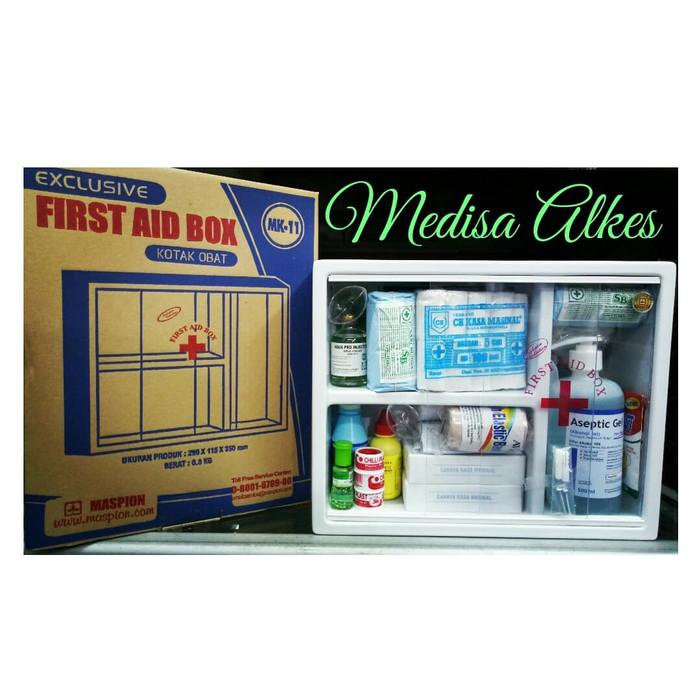 Zaenu | Kotak P3K Dinding Isi Lengkap / Paket P3K / Kotak P3K + Isi Lengkap