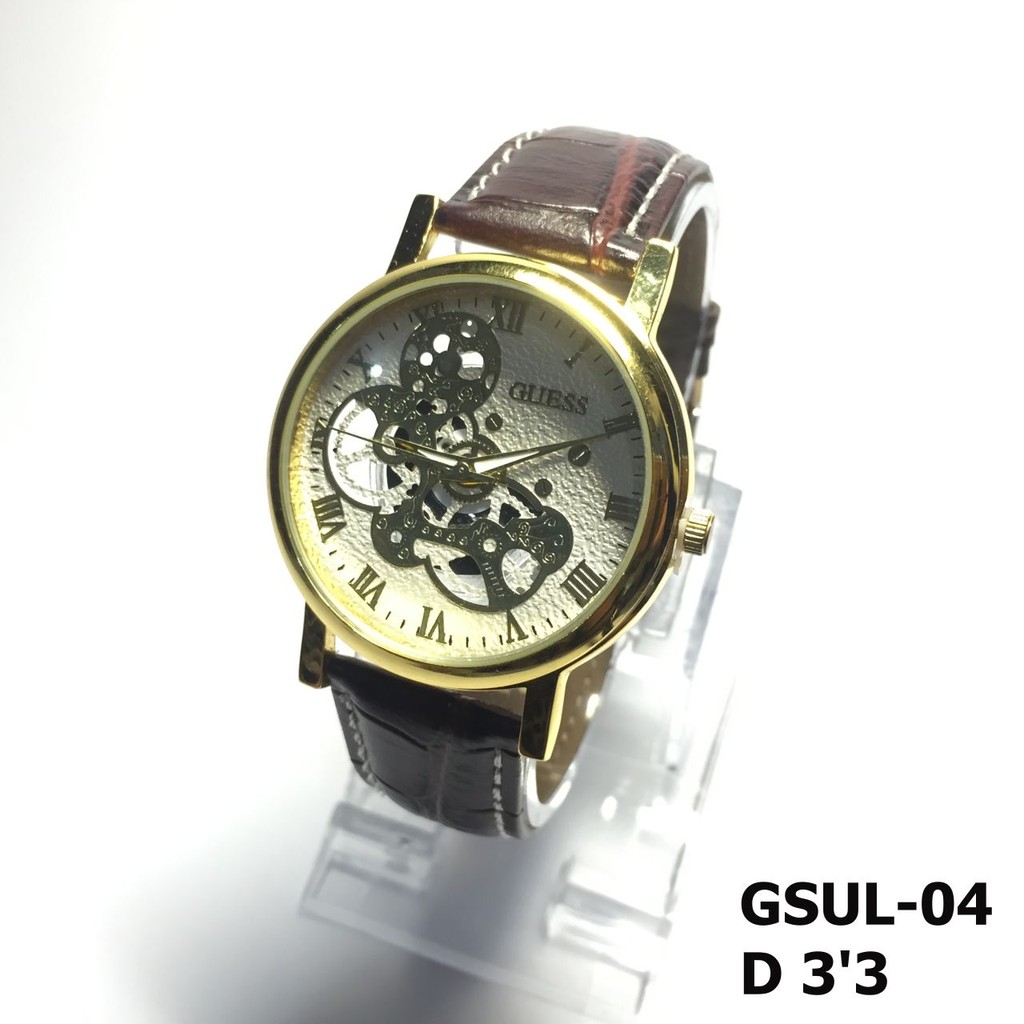 Jam Tangan Pria Guess Leather Premium - GSUL-04