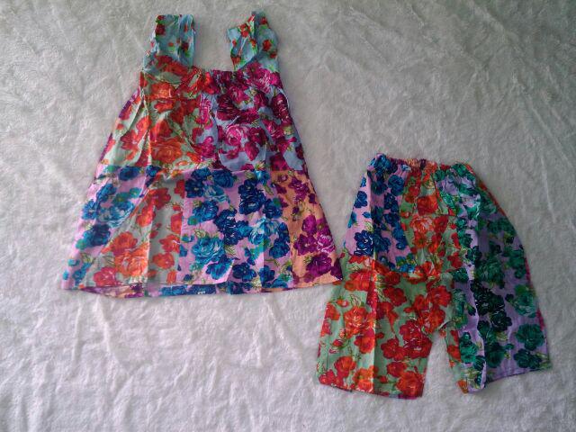 Set Batik Anak Cewek Lucu,grosir Baju Batik Anak Murah