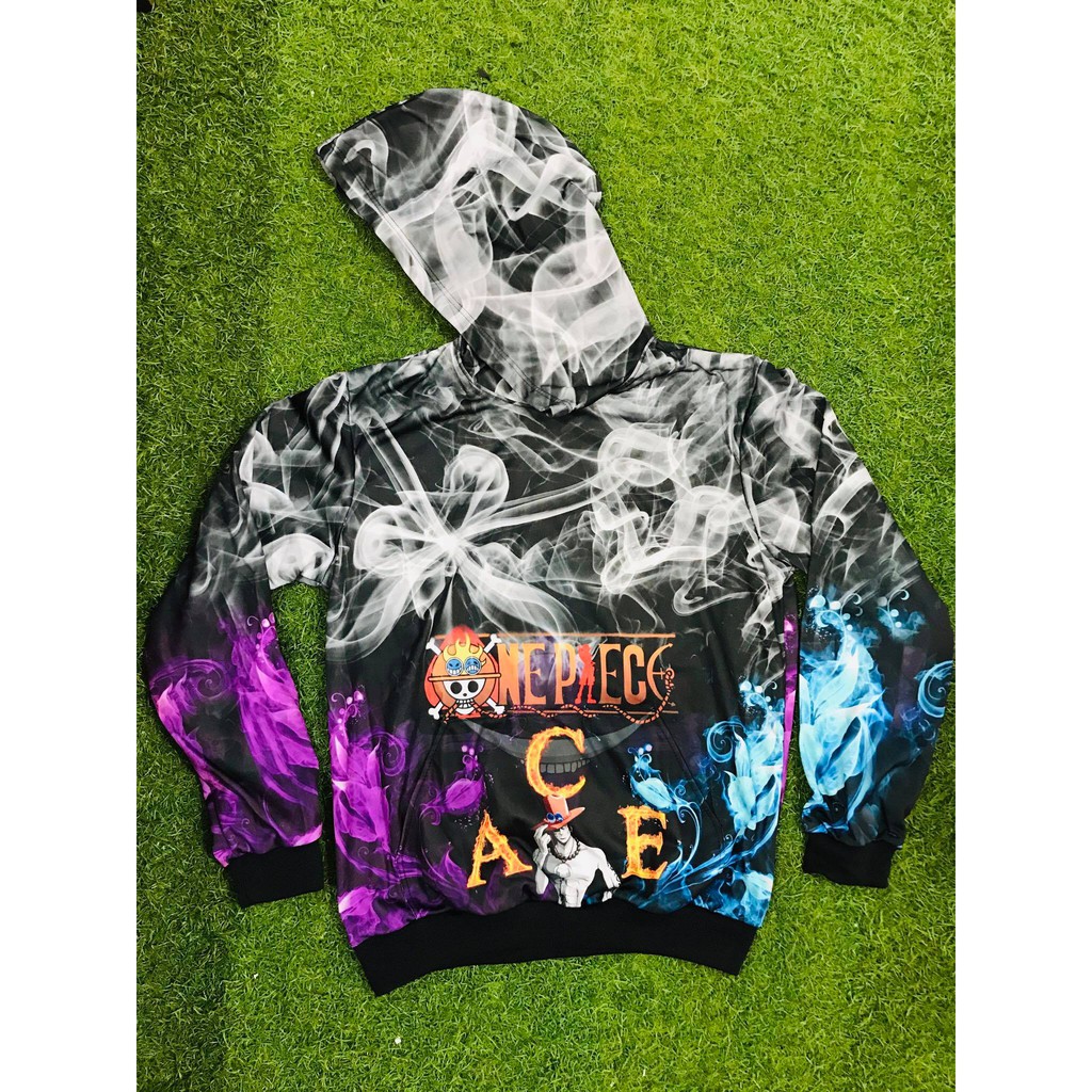 Sweater Portgas D ASCE Smoke Fullprint Onepiece Mugiwara