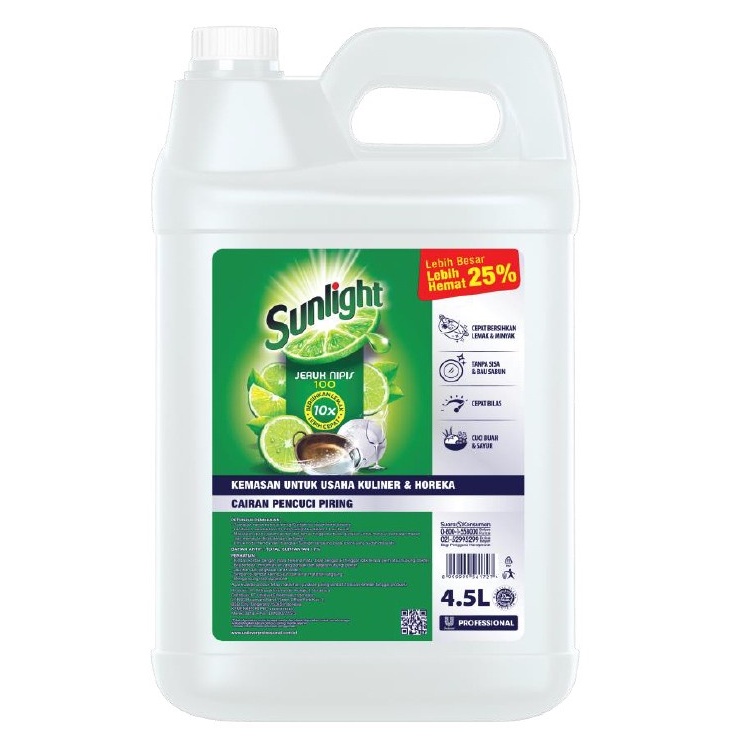 Rinso / Sunlight / SuperPell Matic Professional Deterjen Laundry Cair 4.5 L 4.5L Jerigen