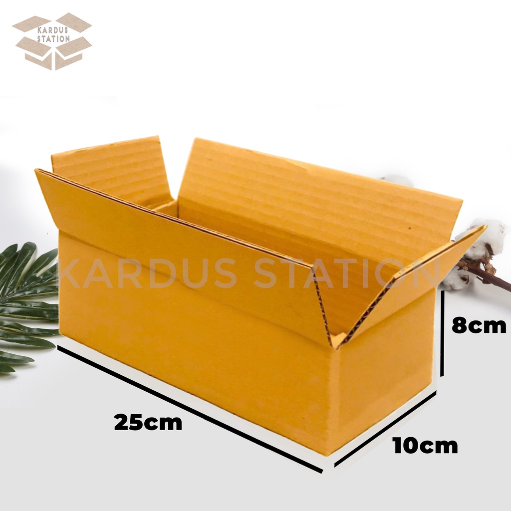 

Kardus Box Polos uk. 25x10x8 cm, BARU