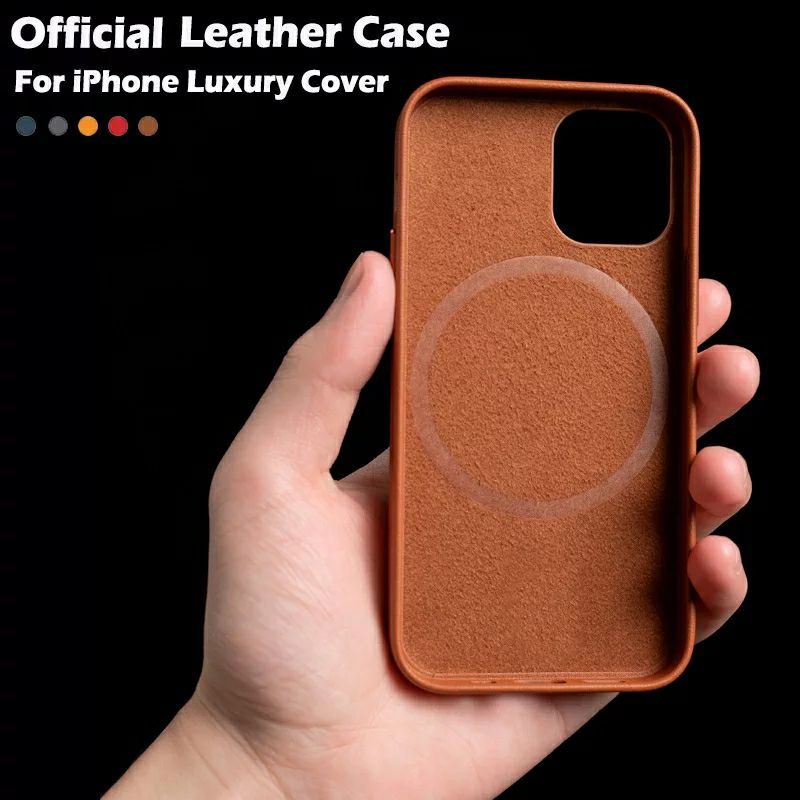 Leather Case MagSafe iPhone 13 / Mini / Pro / Max Magnetic Animation