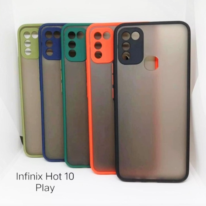 CASE MATTE INFINIX HOT 10 PLAY TRANSPARAN FUZE MACARON MY CHOICE - FA