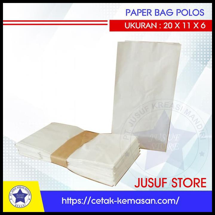 

PAKET HEMAT PAPER BAG POLOS - KANTONG POLOS !!!!!