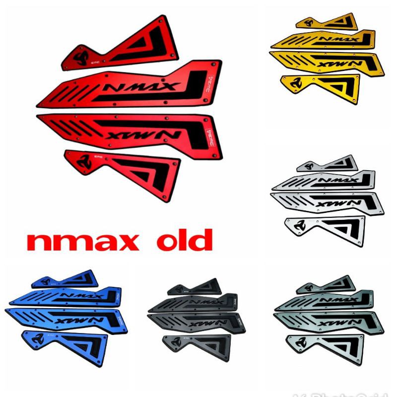 PLAT BORDES YAMAHA NMAX NEW 2020 - 2021 , BORDES NMAX OLD 2015 2019 LAMA , BORDES CNC KARPET TAPAK KAKI N-MAX 155 PREMIUM PNP N MAX