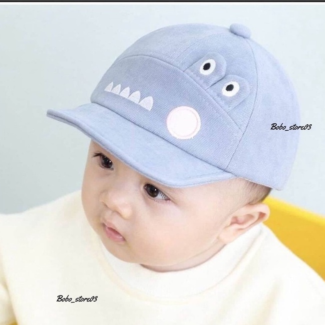 topi anak bayi laki laki perempuan lucu karakter crocodile premium