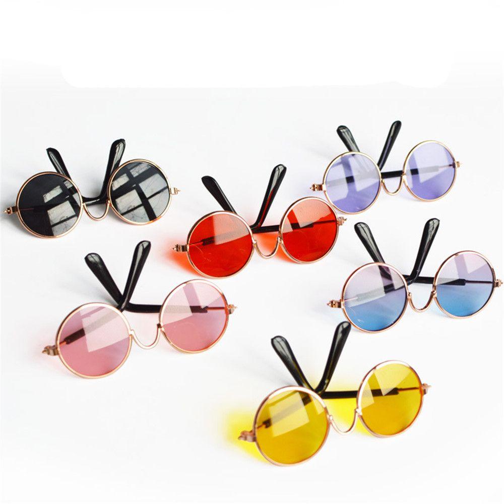 TOP Kacamata Kucing Perlengkapan Hewan Peliharaan Refleksi Vintage Sunglasses