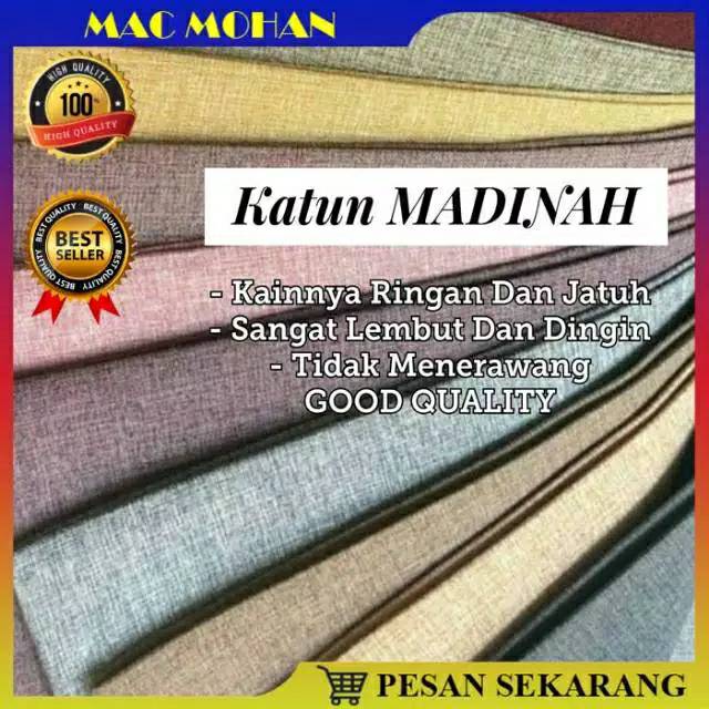 Kain Katun Madinah Premium Kain Katun Madina Madinah Bahan Katun Madinah Shopee Indonesia
