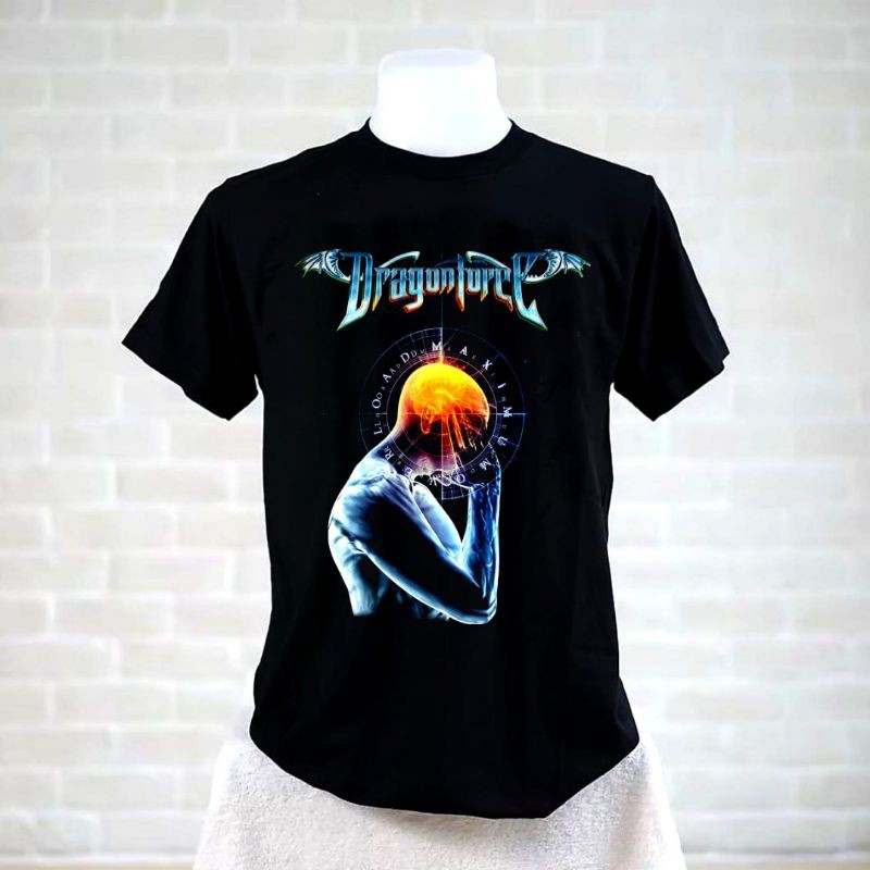 kaos band original distro clothing.id - dragonforce J011