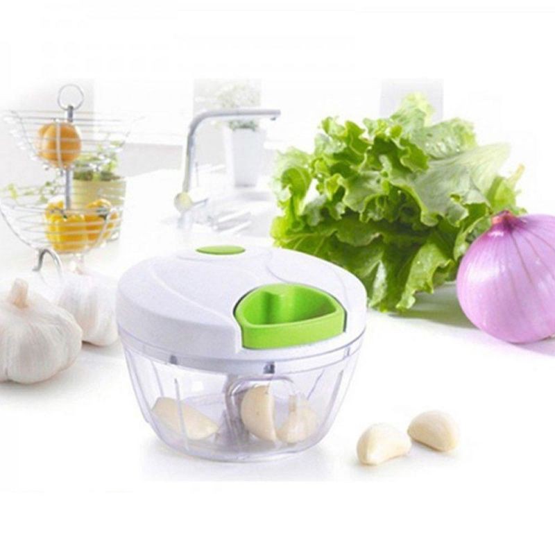 Q5 Blender Kecil Stainless Steal Blender Mini Pisau Tajam | Choper Bumbu Dapur Tanpa Listrik Chopper