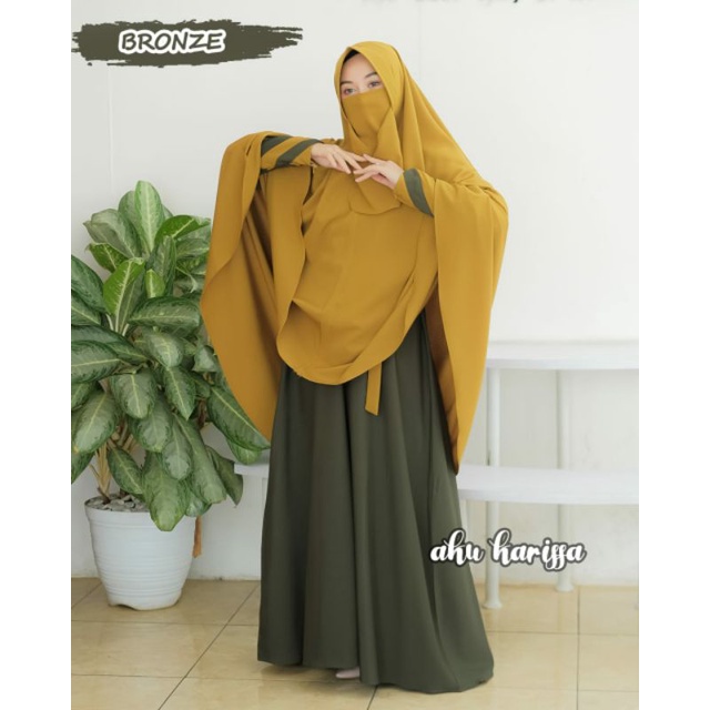 Gamis Set Cadar Aliyah syari Aku Karissa Original Aku Karissa ORI Tiffany