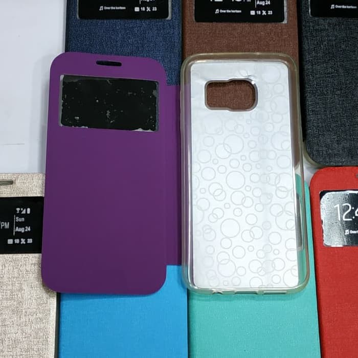 SAMSUNG S7 EDGE / G935S sarung flip cover ume/ sarung model buku