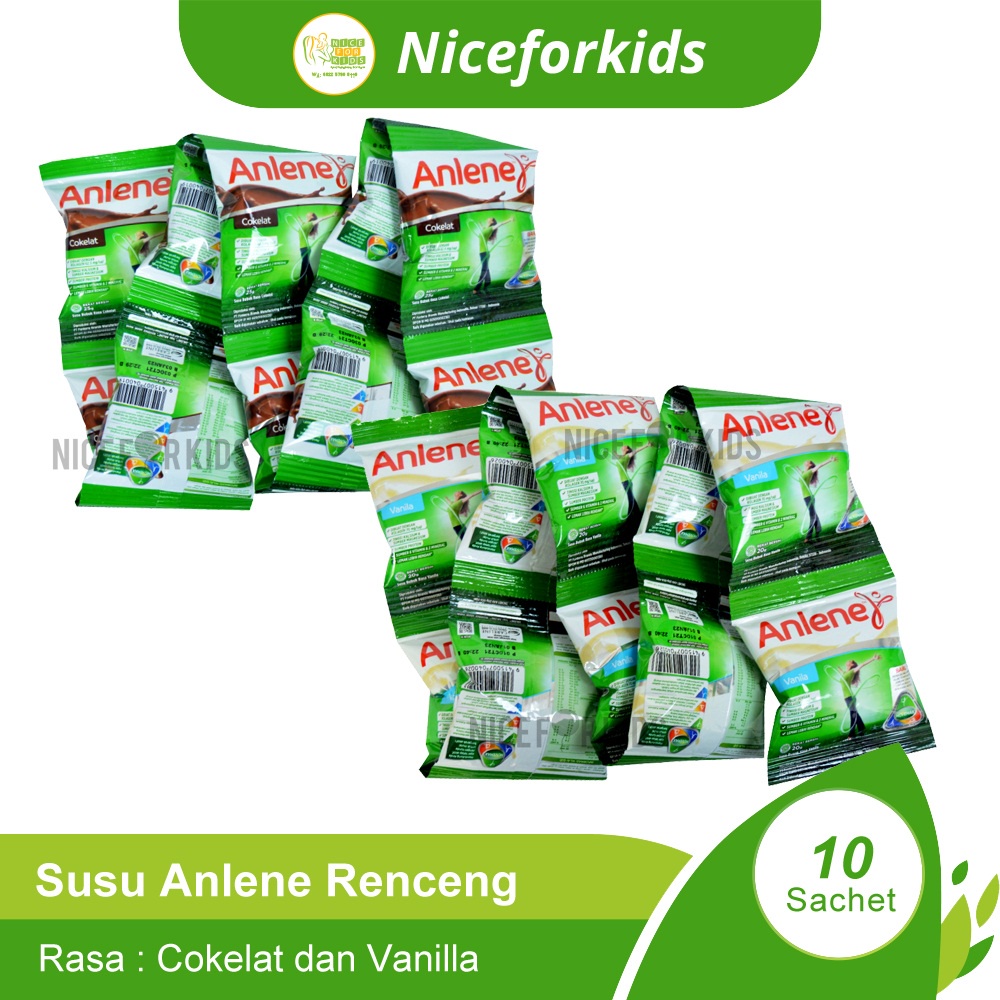 Anlene Susu Kalsium Renceng isi 10 Sachet / Susu Anlene Susu Tulang