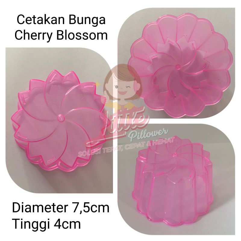 Cetakan Nasi Bunga Cherry/cetakan bento/bento rice mold/cetakan puding