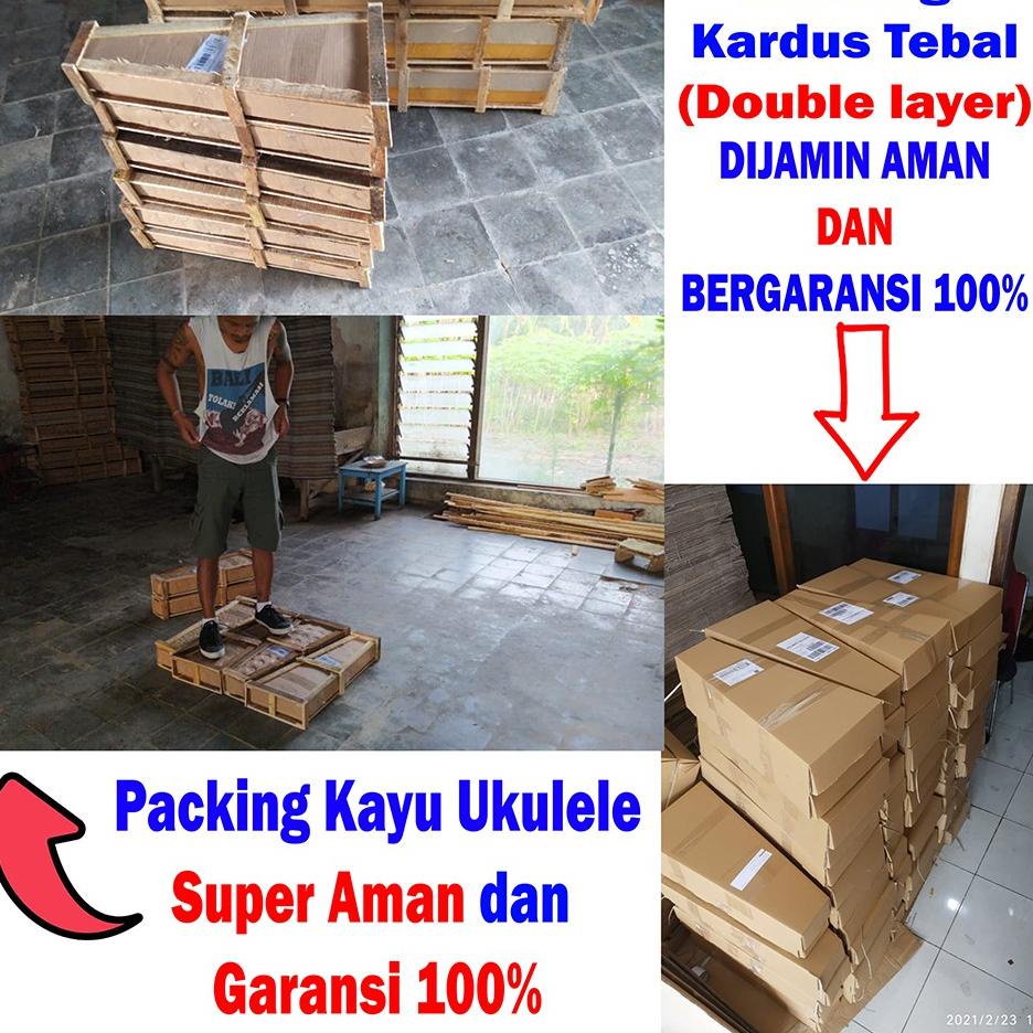 Menarik.. ukulele senar 4 concert bonus terlengkap free paking kayu bergaransi