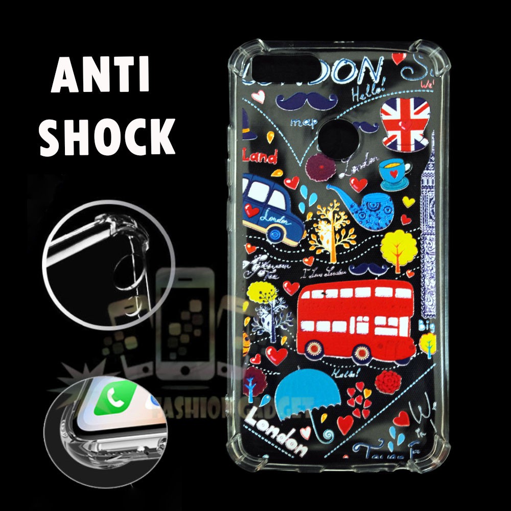 ANTI CRACK Oppo A39 A57 / Xiaomi Redmi Note 4 / Redmi Note 4x / Redmi 4A / Mi A2 Lite Redmi 6 Pro / Samsung J2 Pro 2018 Case Anti Shock / Casing Anti Crack Softcase Motif Unik Silikon Kekinian
