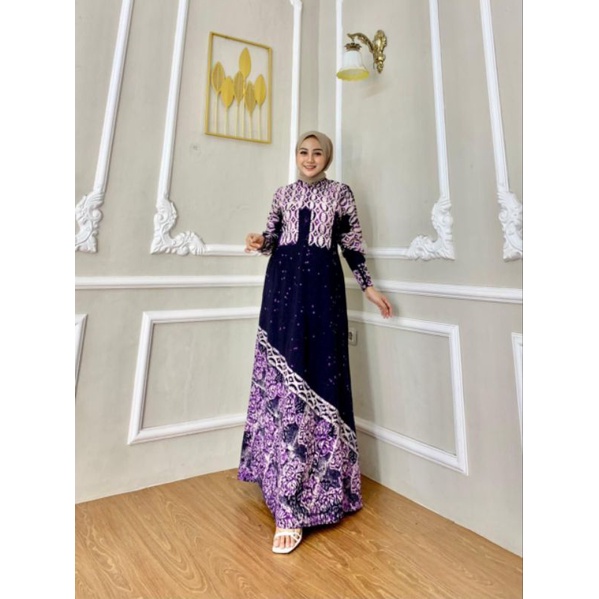 ♡S_M♡ GAMIS RAYON MUTIARA/TWILL RAYON/BATIK PEKALONGAN/GAMIS BATIK