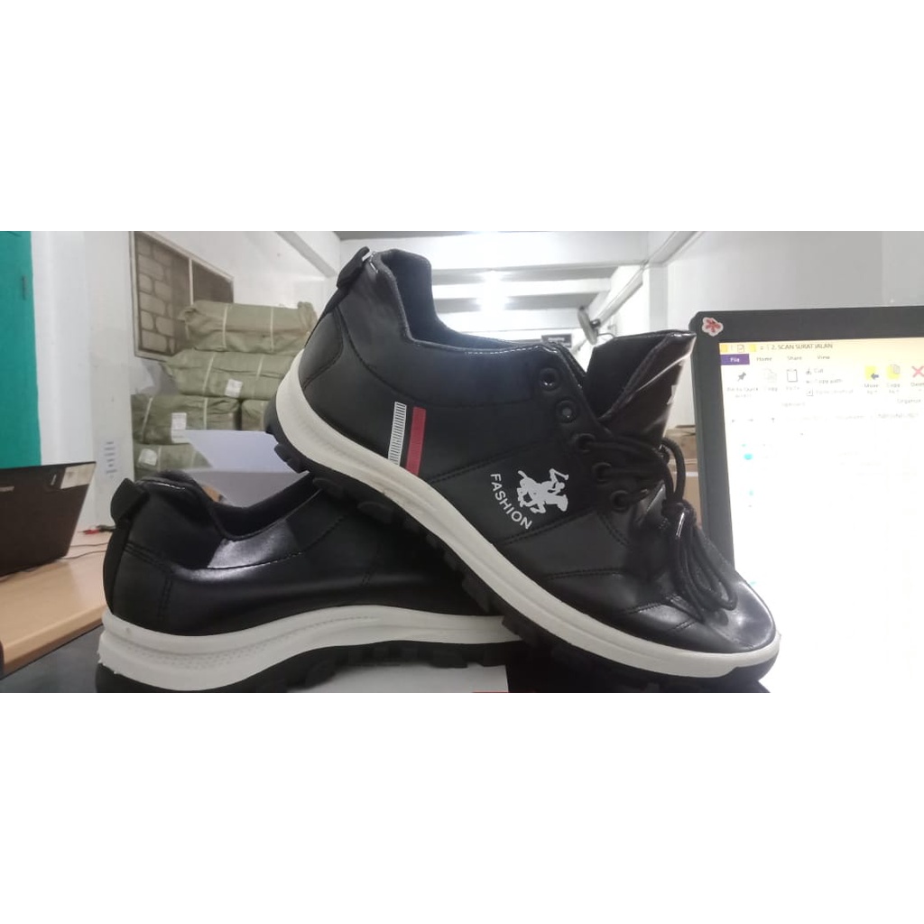 SEPADOO Sport Shoes Pria Z05 Sepatu Running Olahraga Hitam