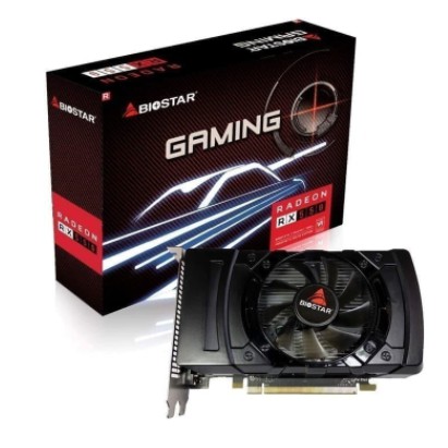 Vga card gaming biostar amd radeon 4gb ddr5 128bit 2160p hdmi-dvi-dp rx550 rx-550 - Vga Pci-e x16