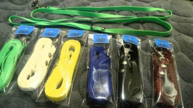 tali tuntun nilon polos kecil anjing kucing musang kelinci