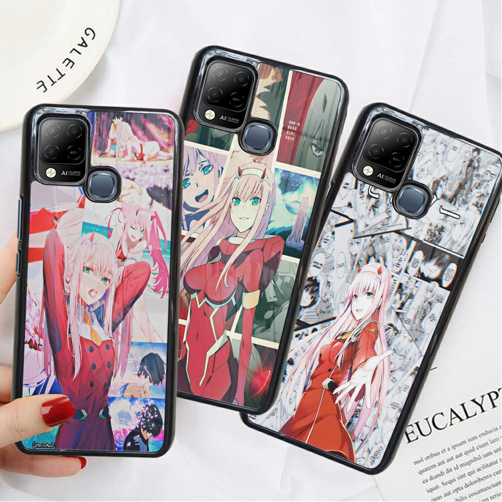 Case Glossy ANIME GIRL  [D215] INFINIX HOT10 HOT10S SMART4 SMART5 SMARTHD S5 S5PRO NOT7 HOT8 NOT8 HO