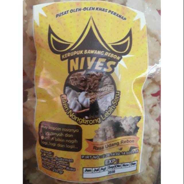 

Kerupuk Bawang Rebon