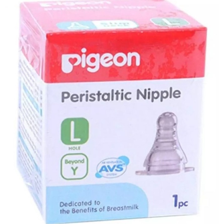 PIGEON Peristaltic Nipple 1pcs - Dot Bayi