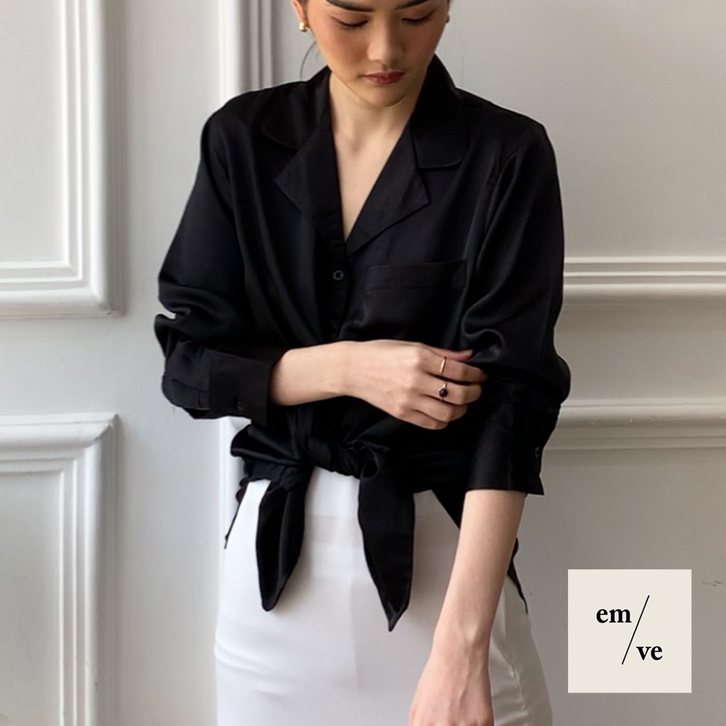 EMVE - Avoir Silk Blouse - Kemeja Silk