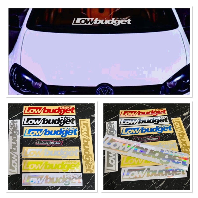 STICKER STIKER LOW BUDGET STICKER MOTOR MOBIL CUTTING