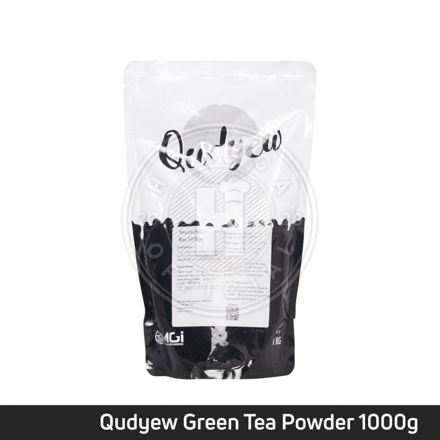 

QUDYEW GREEN TEA POWDER 1000GR / BUBUK MINUMAN RASA TEH HIJAU 1KG