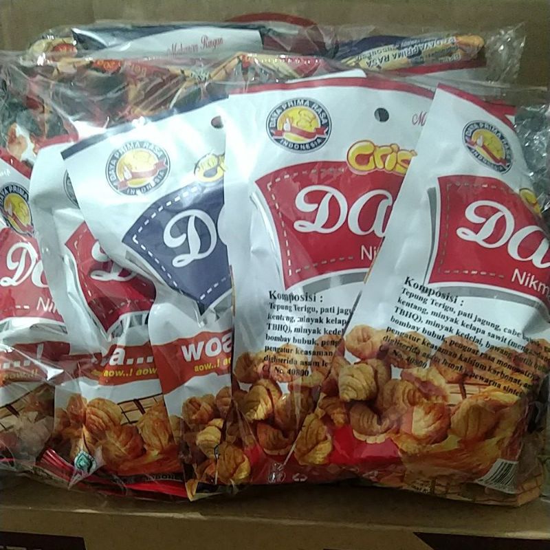 Crips Daya Siput Kriuk 20gr isi 10 pcs