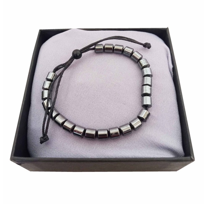 Gelang Tangan Etnik Seri Warna Blustin Metalik Gelap