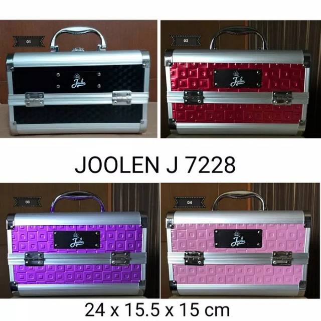 beauty case joolen tas makeup kotak kosmetik