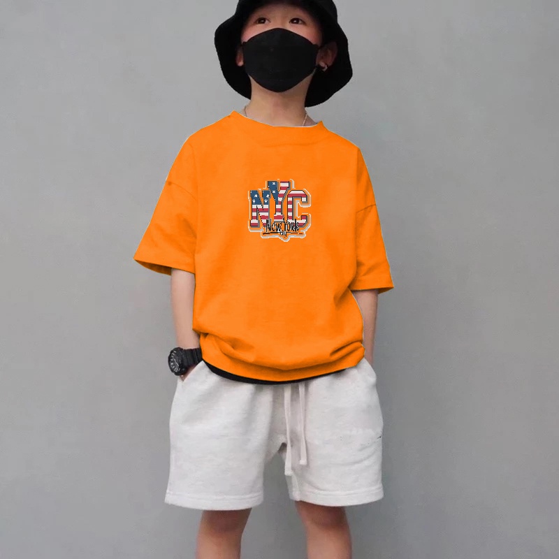 Kaos anak Newyork Kaos anak Unisex usia 1-8 tahun