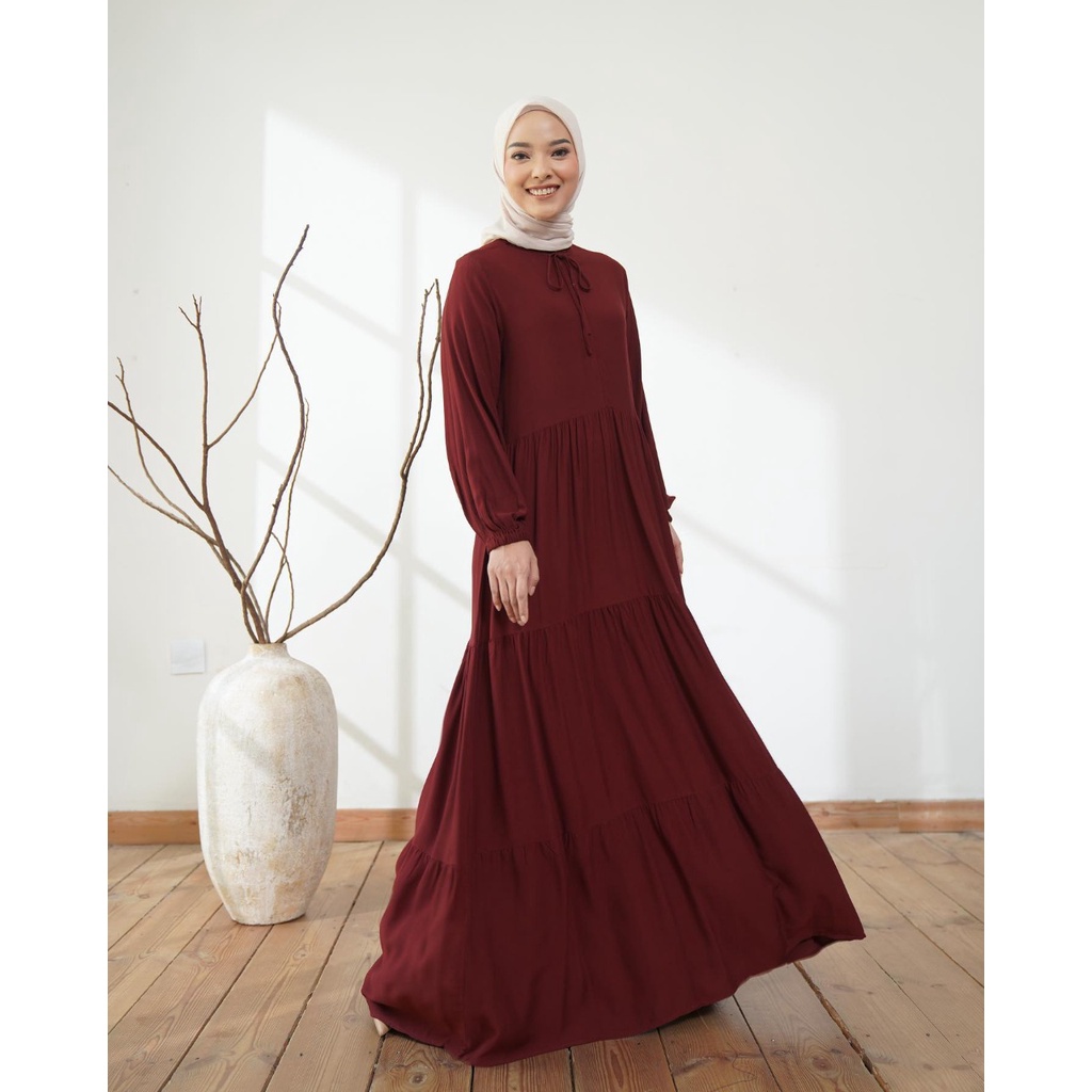 Others gamis remaja 2022 kekinian viral Gamis Trendy Simple Dress Syari Terbaru gamis modern ori import  gamis putih wanita manasik haji Dress Muslim Wanita  Dress Remaja Murah Baju muslim polos FH23