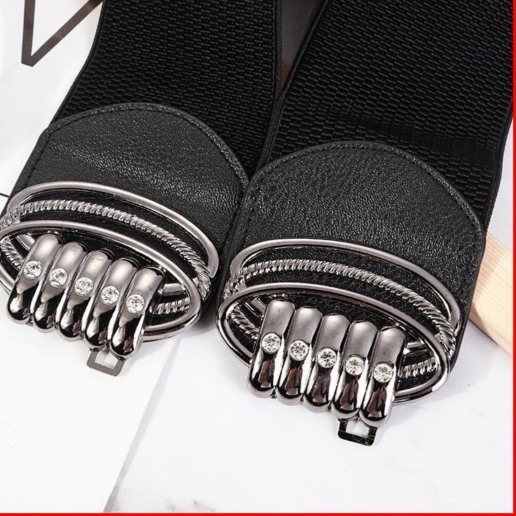 lp✤Ready➝ Sabuk Wanita Obi Karet Women Belt Ikat Pinggang Fashion Gesper Cewek Korea Impor Besar Jum