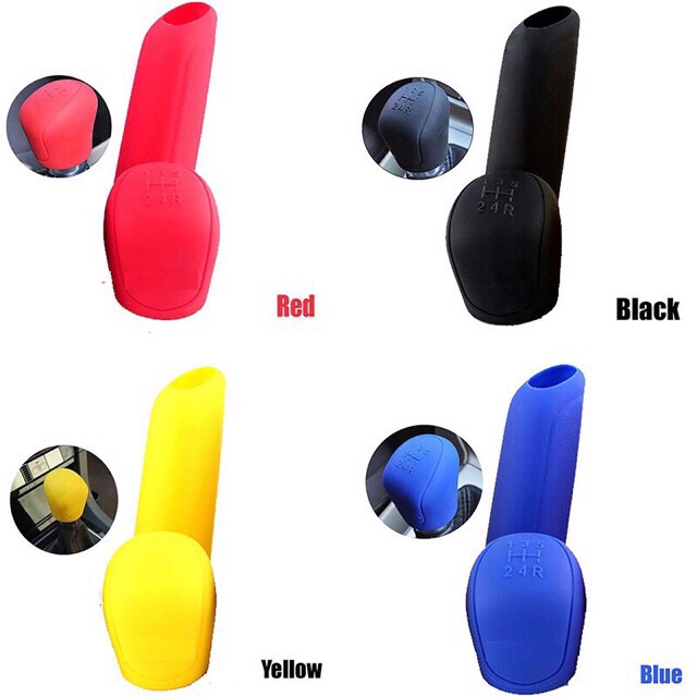 Universal 1set Silikon Gear Shift Knob Handbrake Cover Handbrake Cover Mobil Rem Tangan Shift Knob Untuk Honda Toyota Nissan Mazda BMW Benz