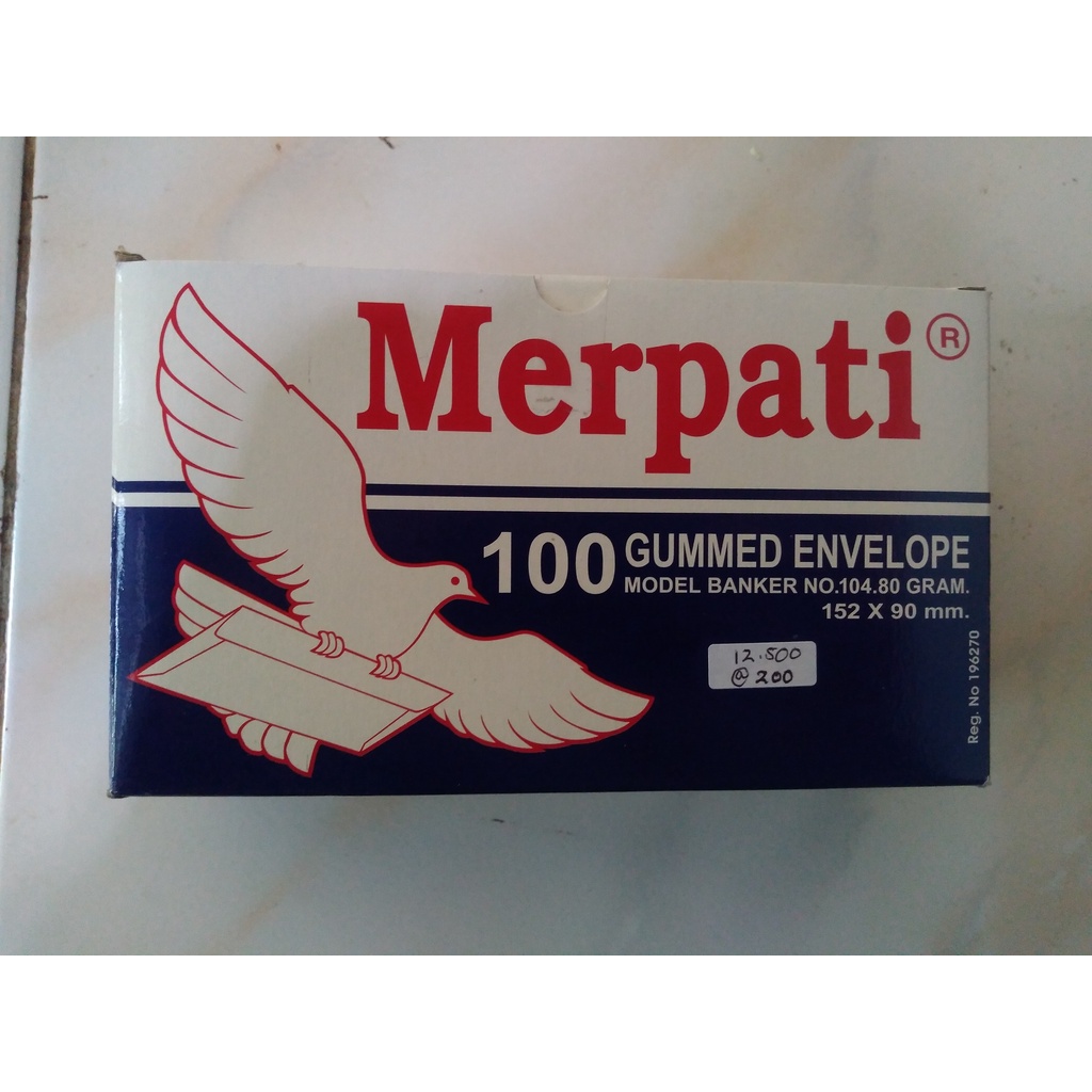 

Amplop Merpati Tanggung
