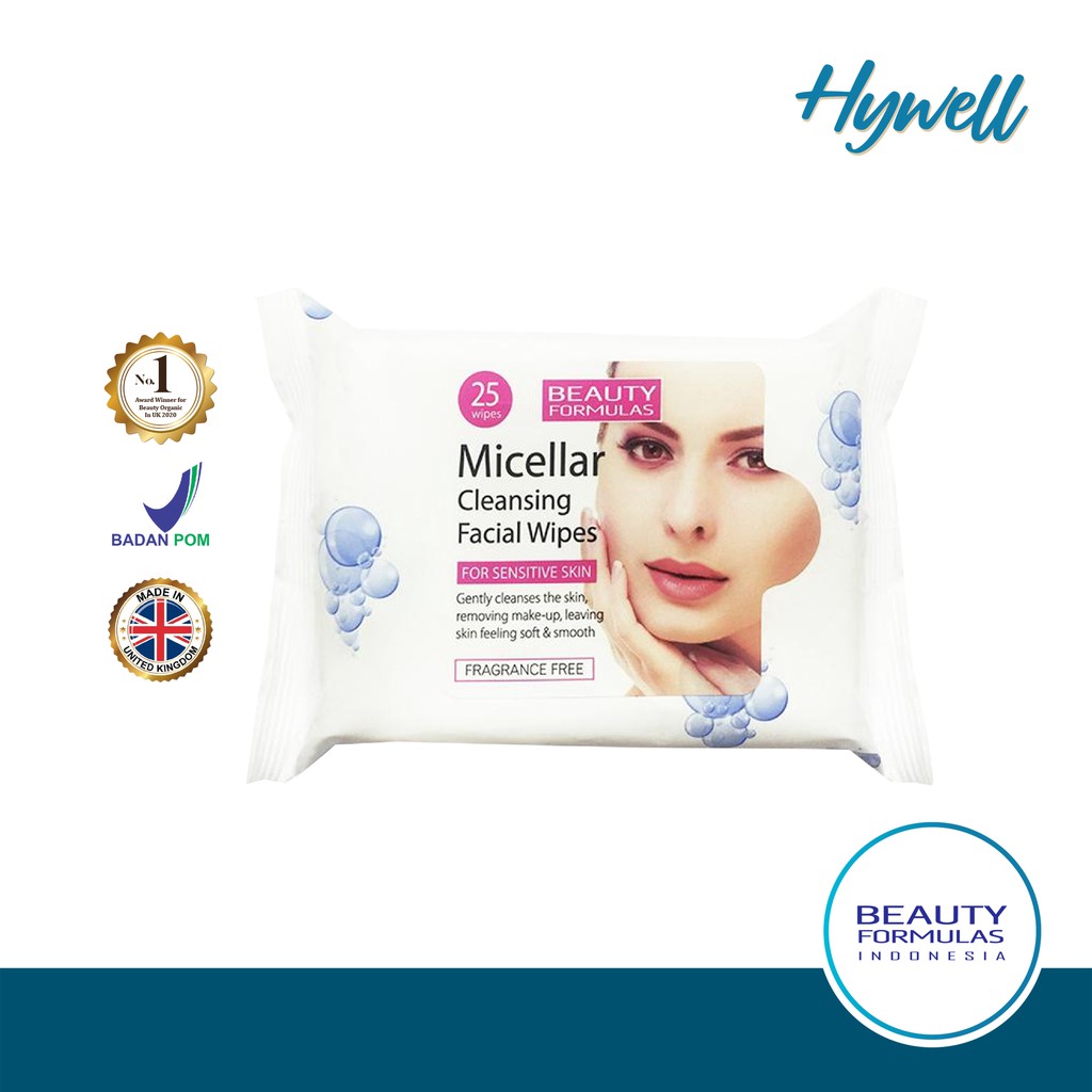 Jual Beauty Formulas Micellar Cleansing Facial Wipes 25 Wipes