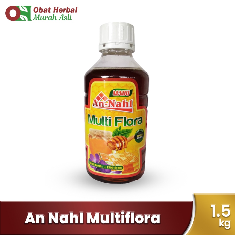 Madu Murni An Nahl Multiflora 1500gr / An-Nahl Multiflora 1,5gr