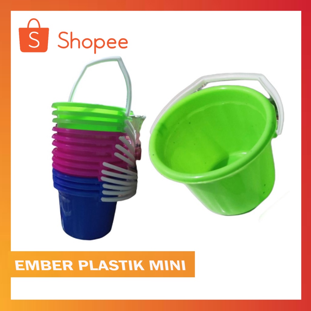 Ember Plastik Mini Ember Perlengkapan Mandi Anak