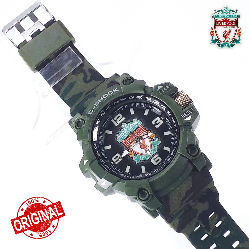 [SPECIAL EDITION] Jam Tangan Liverpool Hijau Army