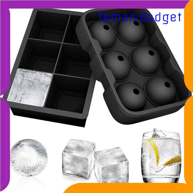 TG-DA Winzwon Cetakan Es Batu Ice Cube Tray Cube + Ball 2 PCS - CW76685