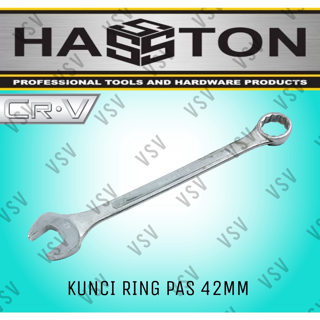 HASSTON Kunci Ring Pas 42mm Combination Wrench 42mm Ringpas 42mm Spanner