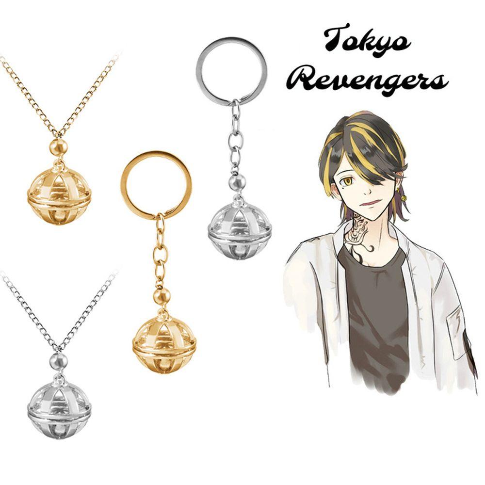 Lanfy Gantungan Kunci Anime Metal Unisex Tokyo Revengers Kazutora Hanemiya Kurokawa Alat Peraga Cosplay Anime