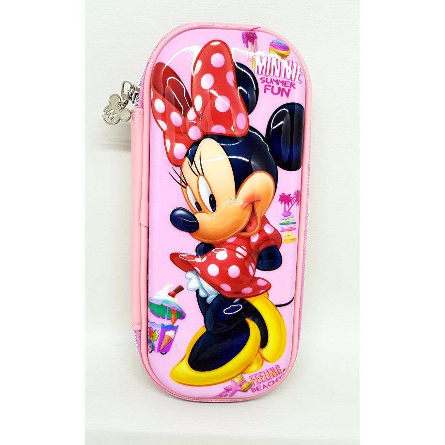 

MNB254 Tempat pensil kotak pensil minnie mouse hardcover hardcase