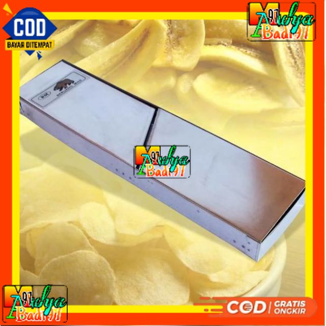 Parutan keripik pengiris kripik singkong kentang pisang Stainless