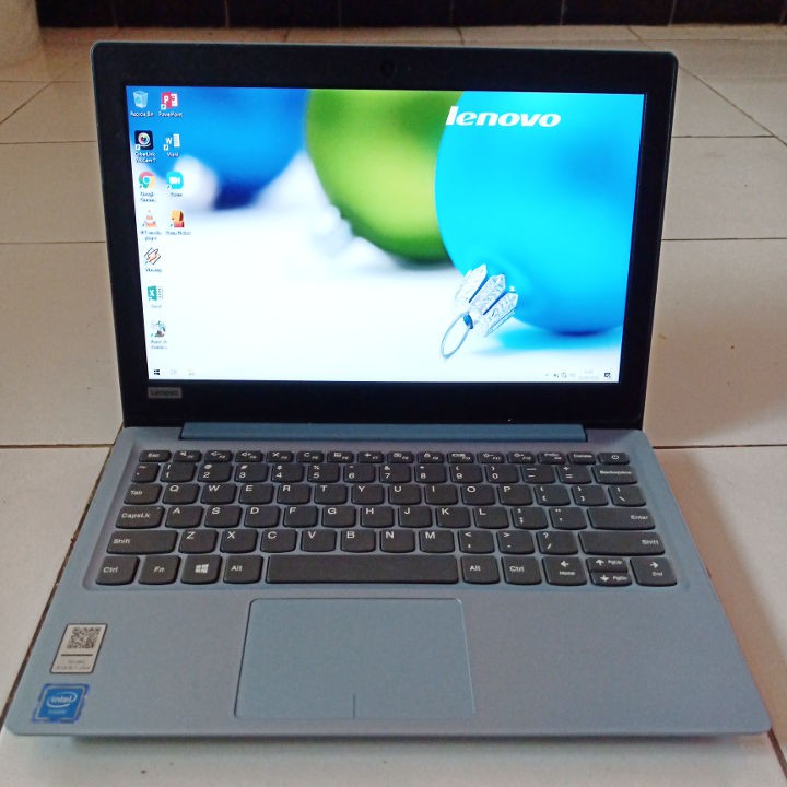 Lenovo 120S-11IAP Denim Blue SSD 128GB 12 inch Slim Tipis Bluetooth Netbook Notebook Second Bekas
